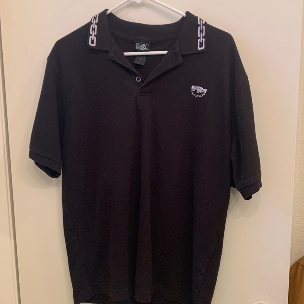 Chain collared shirt